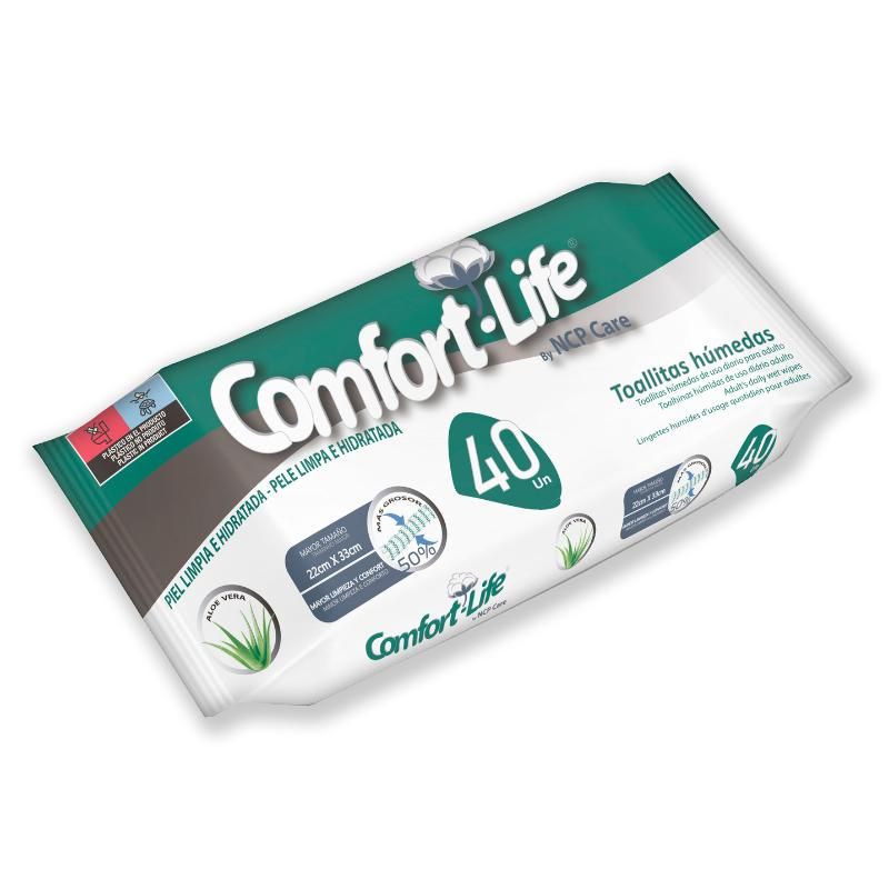 Toallitas húmedas comfort life