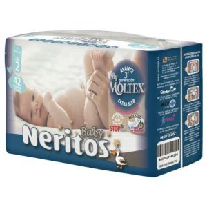 Pañales Neritos by Moltex Talla 2
